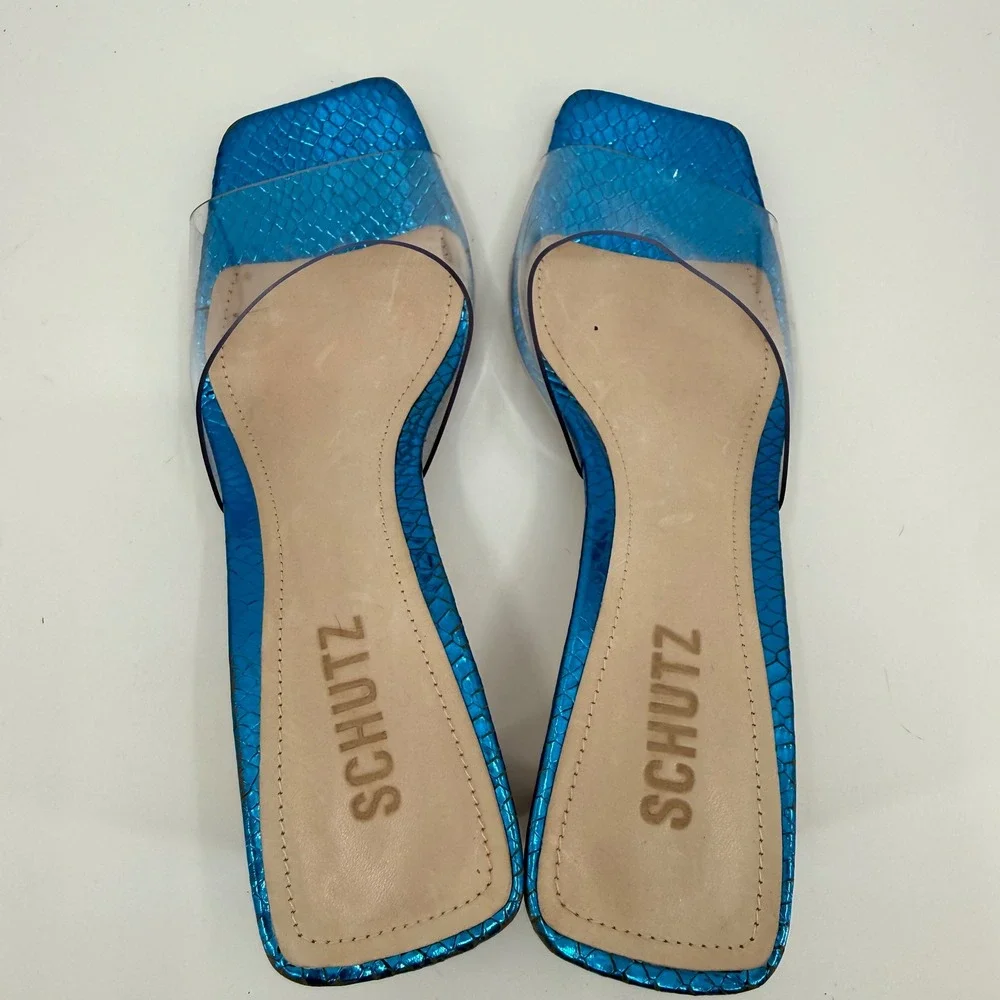 SCHUTZ slide sandals